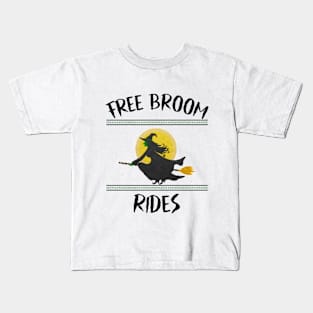 Free Broom Rides Kids T-Shirt